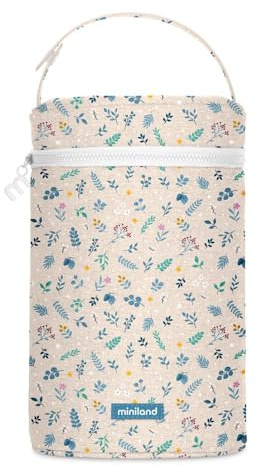 Miniland - Bolsa Isotérmica para Termos y Biberones Thermibag Double, Bolsa de Transporte con Asa, para 2 Termos o Biberones de 500 ml | Dreamland