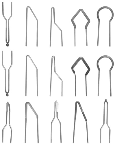 DOITOOL Kit de 15 Puntas para Pirograbado de Alta Impedancia, Alambre Resistente para Máquina de Quemar Madera, Accesorio para Tallado en Madera, Cuero y Calabaza, Estilo Estilo Aleatorio