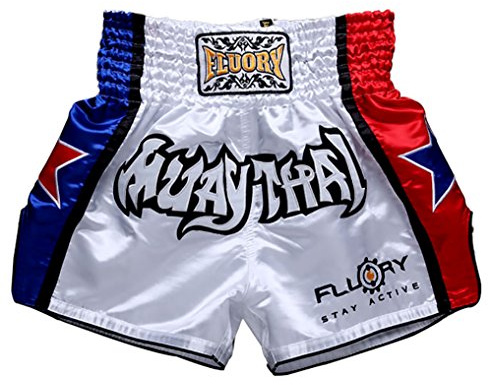 FLUORY Muay Thai Fight Shorts, MMA Shorts Bekleidung Training Käfig Kampf Grappling Martial Arts Kickboxing Shorts Kleidung