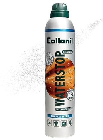 Collonil Waterstop Protecting Spray 10.14  fl oz – Suede Protector Spray, Waterproof Spray for Shoes, Leather Shoe Protector Spray – PFAS Free, UV Protection – Made in Germany