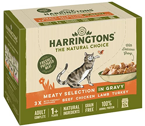 Harringtons Meaty Selection in Gravy Cat Food 12pk 85g