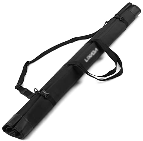 WMDSYGD Aufbewahrungstasche für Angelgeräte 130cm Angelbeutel Angelrute Hülle Weiche Folding Pole Aufbewahrungstasche 7 Fach Angelgerät Tasche Tragen Fall Rutentaschen (Color : B)