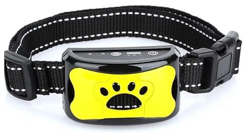 Tierfreundliches Anti-Bell Halsband Fell-Freund (Gelb)