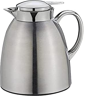 Cilio Venezia Pichet Isotherme en Acier Inoxydable Poli Argenté 1 l