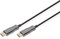 DIGITUS HDMI AOC Hybrid Glasfaserkabel - HDMI 2.0b - 20m - Ultra HD 4k/60Hz - Ethernet-Kanal - HDR ARC HDCP 2.2 - kompatibel mit TV/Beamer/Monitor - vergoldete Kontakte - Schwarz