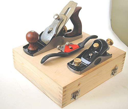 New 3 Piece Woodworking Set - Block Plane,Smoothing Plane & Spokeshave - Carpenters Kit