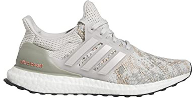 adidas Women's Ultraboost 1.0 Sustain Sneaker, Grey/Grey/Semi Coral Fusion, 8.5 UK