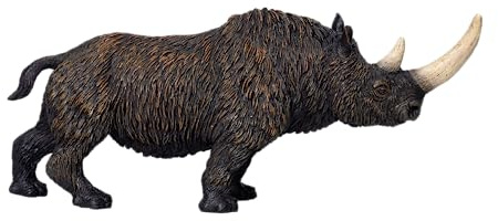 MOJO Woolly Rhino Prehistoric Animal Toy Figure Extinct Dinosaur for Play and Collection
