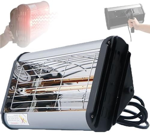 YhsPkh Lámpara Portátil para Hornear Pintura En Aerosol para Automóviles, Secado Móvil a Alta Temperatura, Diseño Antideslizante, Temperatura: 40-100°c, área De Horneado:65 * 50Cm