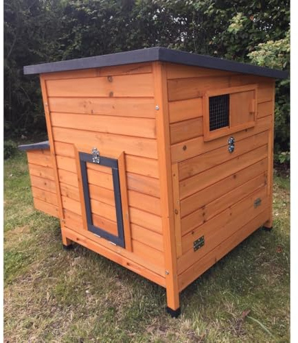 Poulailler Sussex Xl Toit Shingle Noir Ouvrant 6 à 10 Poules Bois FSC