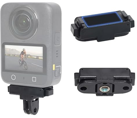 Adaptador de montaje magnético de liberación rápida para DJI Osmo 360, soporte de cámara plegable de 2 clavijas y 1/4 de rosca de expansión de soporte fijo para accesorios Osmo360