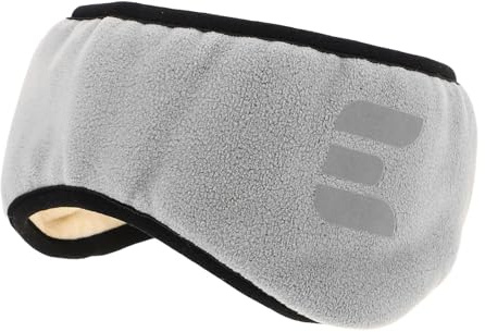 ibasenice Soundproof Ear Muffs for Sleep with Adjustable Headband, Noise-Cancelling Earmuffs for Adults, Lightweight Gray Ear Covering Mask for Travel, Dormitory, and Meditation