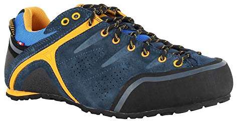 Dachstein Terra Damen und Herren Wanderschuhe/Zustiegsschuhe mit Vibramsohle (45 EU, Blau)