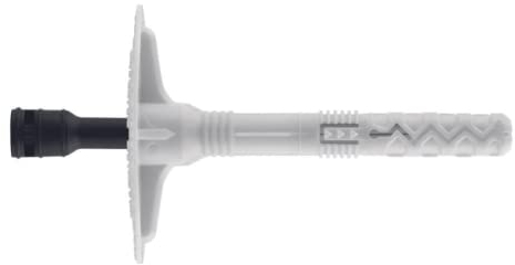Index - 200 chevilles de fixation de panneaux isolants 10 x 200 mm (D. 10 mm) avec clou métallique