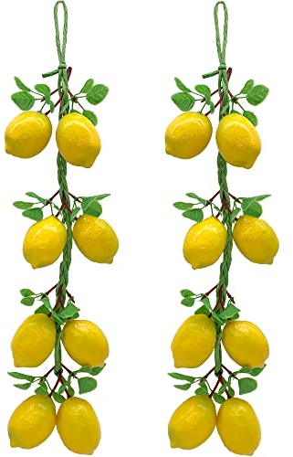 DHER Chili Dekoration Gemüse künstlicher Gemüse Zopf künstliches Gemüse Künstlicher Gemüsekranz für Zuhause, Küche, Garten, Innendekoration, realistische gefälschte Gemüsedekoration (#4)