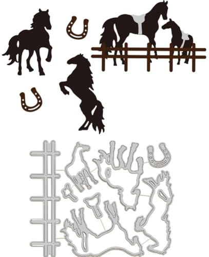 GLOBLELAND Fustelle per Realistici Fustelle per Animali Diverse Forme di Modello per Goffratura In Metallo per La Creazione di Cartoline, Scrapbooking, Artigianato Fai-Da-Te