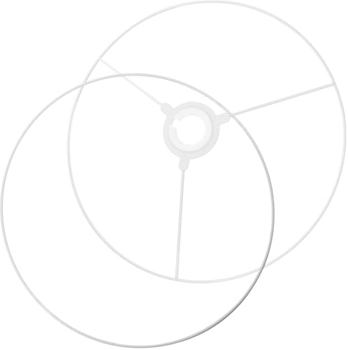 IMIKEYA Anillo de Pantalla de Lámpara para Bricolaje para Lámparas Soporte de Anillo de Metal Resistente y Candelabros