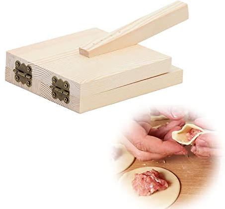 Pressa Per Tortillas,Tortilla Press In Legno,Rettangolo 13x16 Cm,Strumento Per La Pressatura Uniforme Della Pasta Per Gnocchi,Usato Per Fare Tortillas E Involucri Di Gnocchi