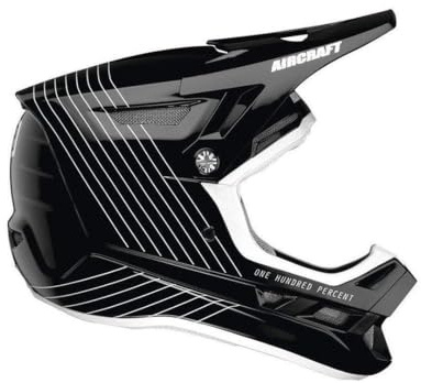 100% Downhill MTB-Helm Aircraft Composite Schwarz Gr. XL