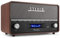 Audizio Corno - Retro Radio, DAB Plus Radio Bluetooth, Alarmfunktion, Wecker, Retro, FM, Batterie- und Netzbetrieb, 20 Sender speichern, LCD-Display, AUX, Vintage - Grau