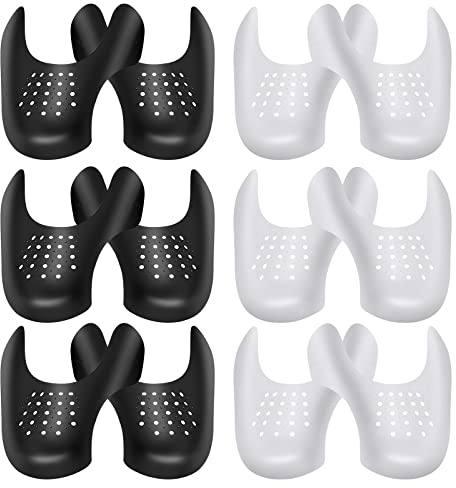 iYInJuan 6 Paar Anti Falten Schuhe Schutz Schuhspanner Sneaker Shields, Verhindern Turnschuhe Schuhe Falte Vertiefung, Anti-Falten Schuhe Schutz, Schuhschilde Gegen Schuhfalten für Freizeitschuhe
