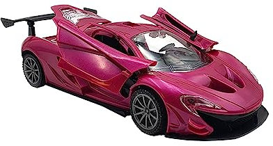 PNJB High-Speed Sports Racing Car - Swing-Up Doors, Lights & Sound, Multi-Directional Movement, 1:18 Scale, Pink, Remote Control, Boys, Kids, 8+