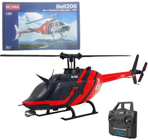 Meiurlex C138 RC Helicopter with 6-axis Gyroscope, 1/30 Scale 2.4G 6CH Remote Control Aircraft with Altitude Hold and Optical Flow Positioning, One-Key Takeoff/Landing, Gift for Adults