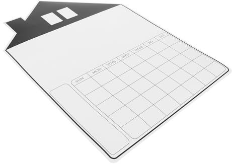 Homoyoyo Pizarra Magnética para Nevera A3 Calendario Semanal y Mensual Borrable Superficie Fácil de Limpiar Tablero Organizador para Notas y Planificación Doméstica