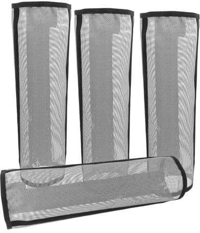 KOMBIUDA 4 pièces Lot de Guêtres Anti-mouches pour Chevaux Respirantes Maille Protection Jambes Confortable et Adaptées Écuries Entraînement et Compétitions