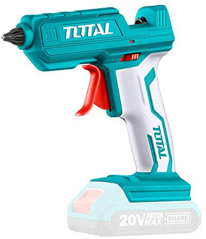 Pistola per colla a caldo 20V, corpo macchina - BATTERIA NON INCLUSA - TOTAL by INECO