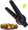 Kastanie Schneider Maronizange Maronen Messer Maronimesser Chestnut Opener Cutter Kastanienmesser Kastanienzange Nussknacker Kastanienöffner（Schwarz）