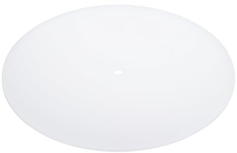 PATIKIL Lampskärm Diffuser 13 Diameter 3/8 Centerhål Runda Drum Diffuser Lampskärmar Hängen Klart Passerar 13,5-15 Frostade öppningar Vit