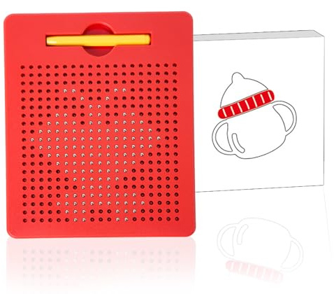 AOUZOVLI 1 Pcs Magnetische Maltafel Schreibtafel Kinder Zaubertafel Kinder Maltafel Zaubertafel Kinder Magnettafel Kinder Für Kinder Geeignet und Mit Einem Satz Visionskarten Für Kinder Ausgestattet