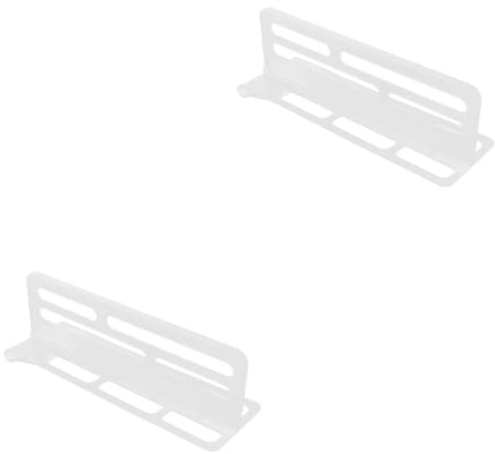 OSALADI 2pcs Refrigerator Divider Multifunctional Fridge Separator for Organized Storage Transparent Fridge Partition for Drinks and Seasonings