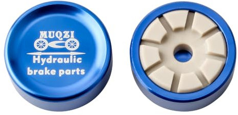 Yutuing Fahrrad-Hydraulische Scheibenbremskolben-Kits, für Shimano SLX XT XTR Bremssattel, Aluminiumlegierung, kein Keramikzubehör, 2 Stück Kolben für einen Bremssattel-Service (blau)