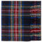 Oxfords Cashmere Reine Schurwolle Luxury Tartan Schal, Black Stewart