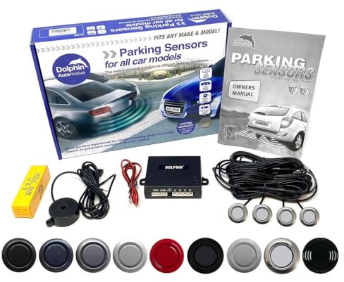 Dolphin DMS400 Mikrostorlek omvända parkeringssensorer – pris för autotryck i 9 färger, SILVER