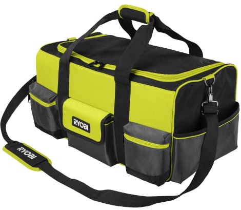 RYOBI - Borsa con fondo rinforzato su ruote (56 x 29 x 30 cm) per 4 o 5 utensili - Capacità: 49L - Materiale della borsa: poliestere 600 Denier