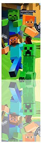 Halantex badhandduk Minecraft 70 x 140 cm, 100% bomull