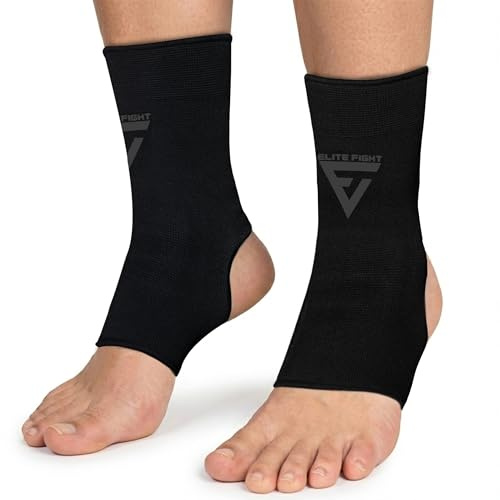ELITE FIGHT Ankle Support for Boxing, Muay Thai & Training – Durable, Breathable & Non-Slip for Gym & Martial Arts