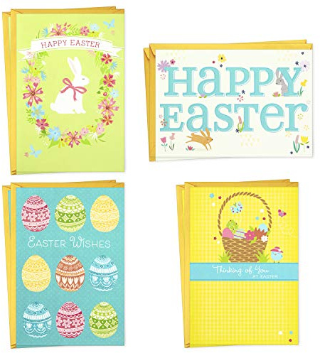 Hallmark Easter Cards Assortment, Easter Wishes (8 Cards with Envelopes)