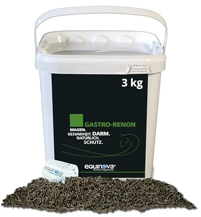 Equinova Gastro RENON 3kg - für Magen- und darmempfindliche Pferde – mit Magnesium, Vitaminen, Zink – Ergänzungsfuttermittel
