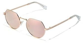 Hawkers Gafas de Sol Unisex Aura Rosa Dorado Polarizadas (Ø 52 mm)