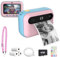 myFirst Camera Insta 20, Fotocamera Digitale a Stampa Istantanea per Bambini con Foto da 16MP, 1080p, Obiettivo Selfie, Stampa Illimitata, Scheda di Memoria fino a 32 GB Non Inclusa, Rosa