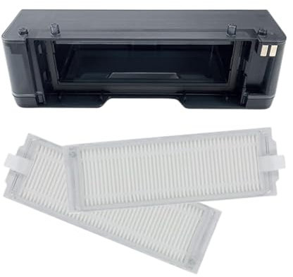 Szwaldaper For, for Xiaomi, Mijia STYTJ02YM MVXVC01-JG 2 in 1 Water Tank Dust Box Accessories With Hepa Filter Robot Vacuum Cleaner Parts Vacuum Cleaner Dustbin(3Pcs)