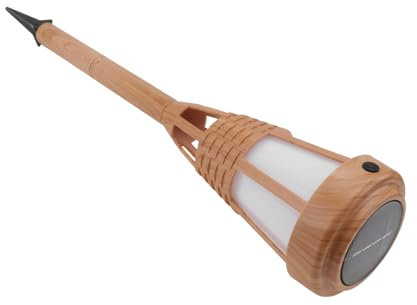 ifundom Lámpara Solar Antorcha Para Jardín Exterior Resistente La Intemperie Luz Decorativa Para Césped Fácil Instalación Sin Cableado Para Patio y Parque