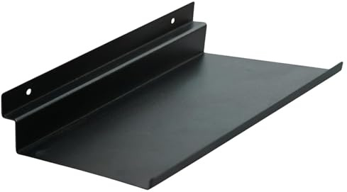 Pastoralist Accesorios de estanterías de Pared de Metal, estantes de Muro de chapoteo, Estante de Pared de Metal, flotando para Paneles acústicos, Garaje, Venta minorista, Almacenamiento en el hogar