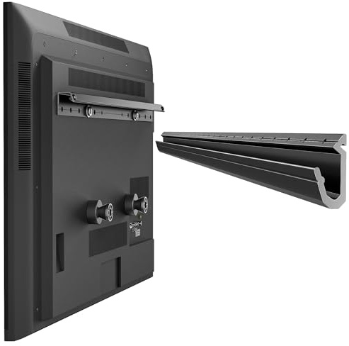 Ständerlose TV Wandhalterung für 32–75 Zoll Fernseher, TV-Halterung für rigipswand, ohne Bohren & ohne Wandbolzen mit max VESA 600x400 mm bis zu 68 kg, Neigbar um 5°, Inklusive Zubehör und Wasserwaage