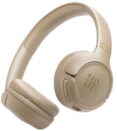 JBL Tune 530BT, Casque Audio Supra-Auriculaire sans Fil, Beige
