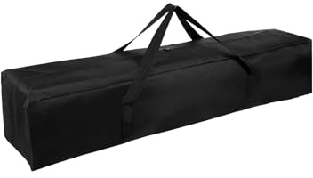 Stativväska 110x20x20 cm, Vattenavvisande Oxford Bärväska för Stativ, Ljusstativ, Tältstänger och Campingutrustning, Handväska för Stativ, Förvaringsväska (110cm)